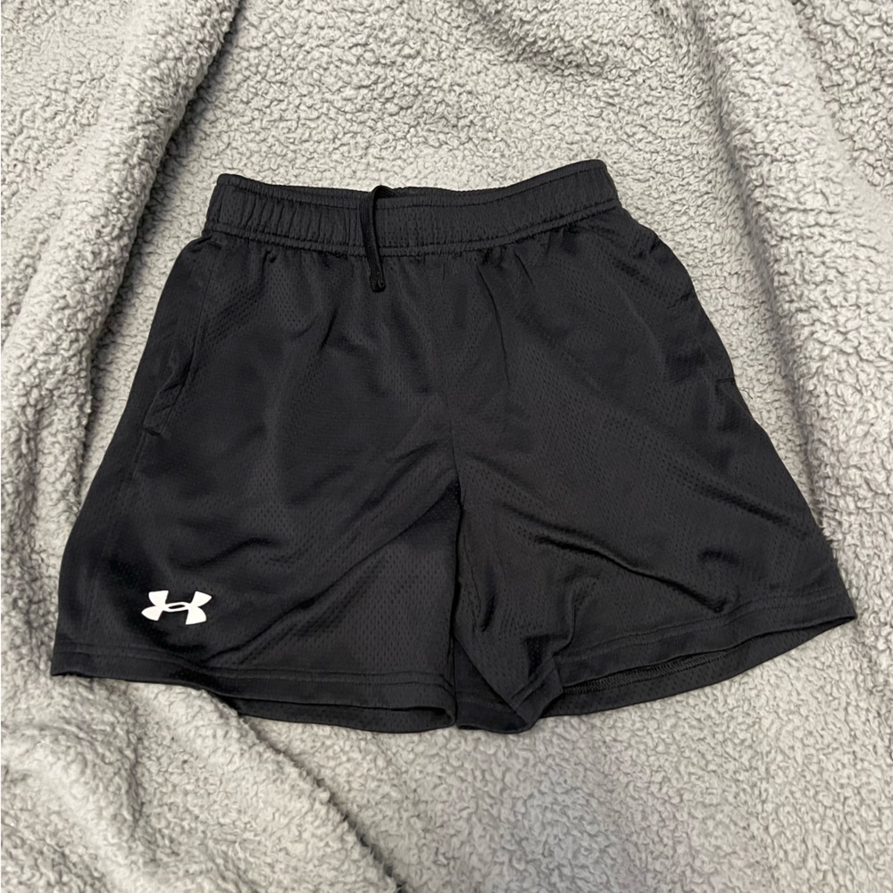 Under Armour Boys Black Shorts